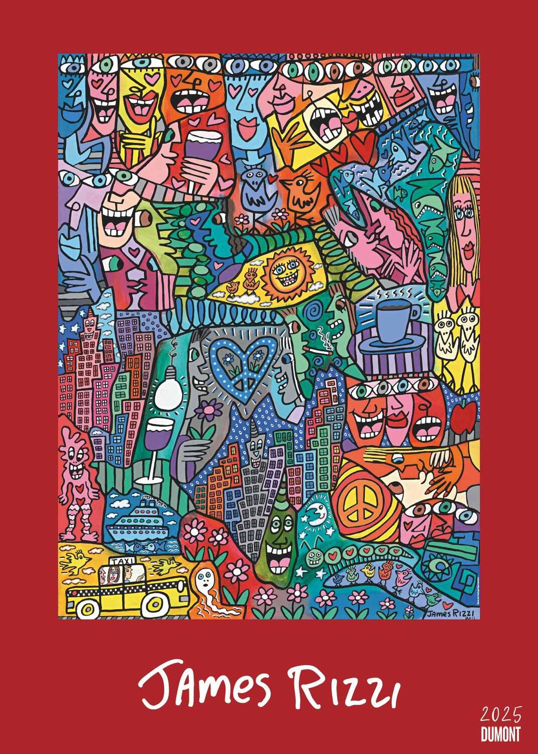 Cover: 4250809653242 | James Rizzi 2025 - Kunst-Kalender - Poster-Kalender - 50x70 | Kalender