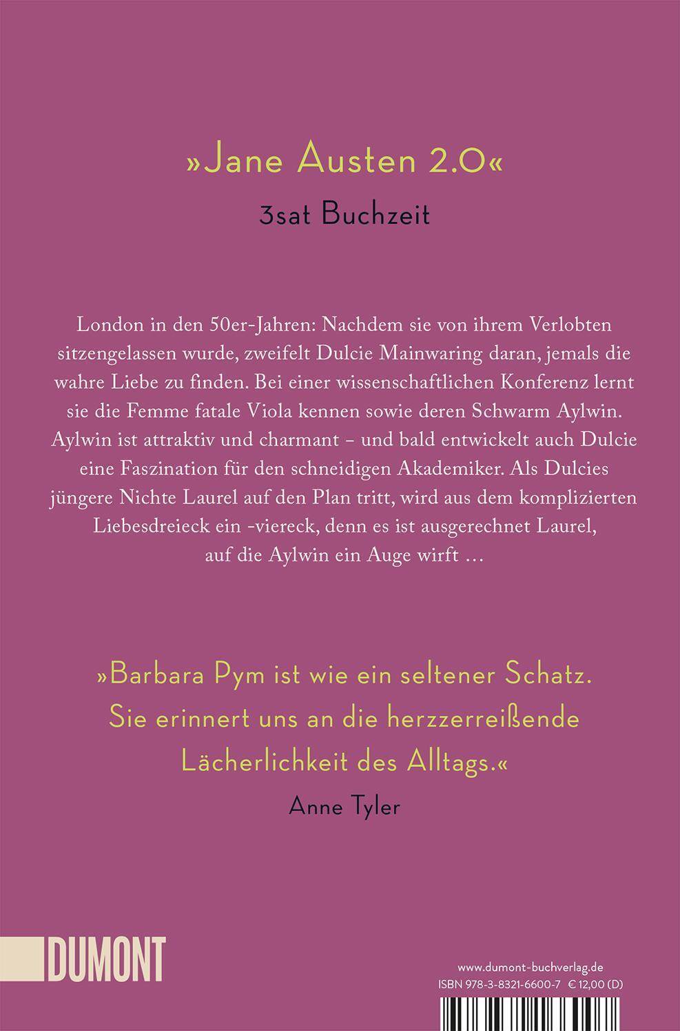 Rückseite: 9783832166007 | In feiner Gesellschaft | Roman | Barbara Pym | Taschenbuch | 352 S.