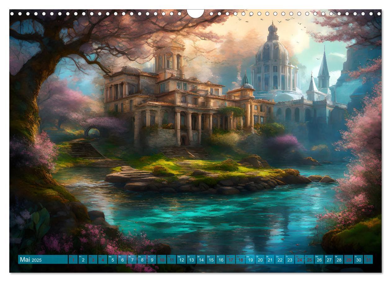 Bild: 9783457036341 | Visionen aus Atlantis (Wandkalender 2025 DIN A3 quer), CALVENDO...