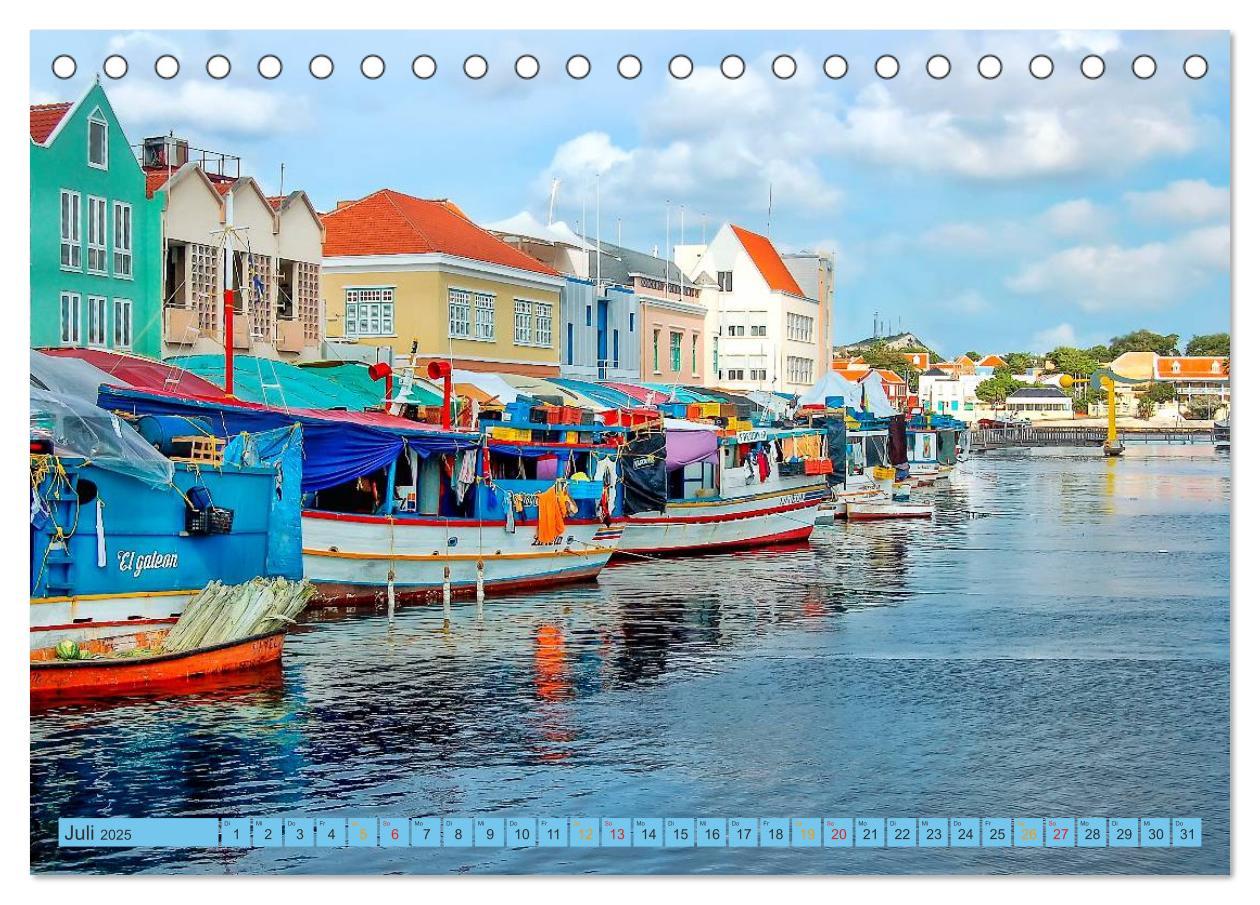 Bild: 9783435568109 | Curaçao - bunte Insel in der Karibik (Tischkalender 2025 DIN A5...