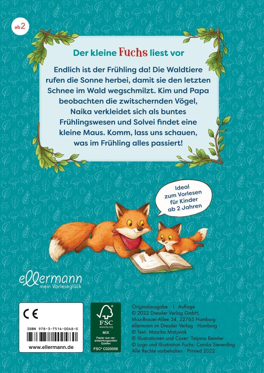 Rückseite: 9783751400480 | Der kleine Fuchs liest vor. Summdidum, auf der Wiese macht es brumm!