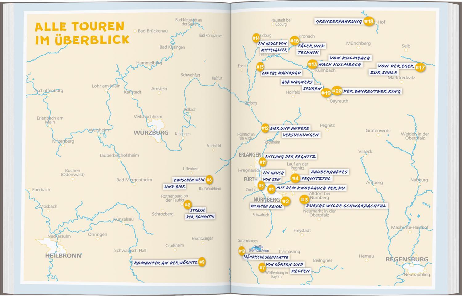 Bild: 9783616032771 | DuMont Radelzeit in Mittelfranken &amp; Oberfranken | Volker Häring | Buch