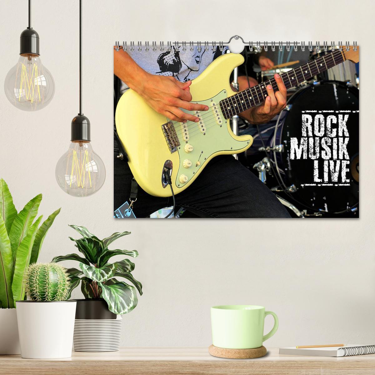 Bild: 9783435189052 | Rockmusik live (Wandkalender 2025 DIN A4 quer), CALVENDO...