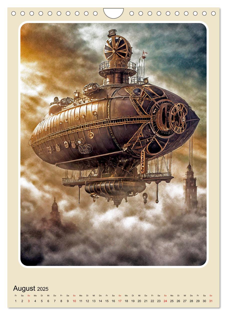 Bild: 9783383801624 | Steampunk Mobilität (Wandkalender 2025 DIN A4 hoch), CALVENDO...