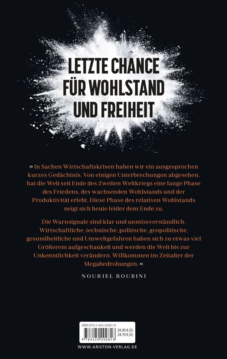 Bild: 9783424202816 | Megathreats | Nouriel Roubini | Buch | 384 S. | Deutsch | 2022