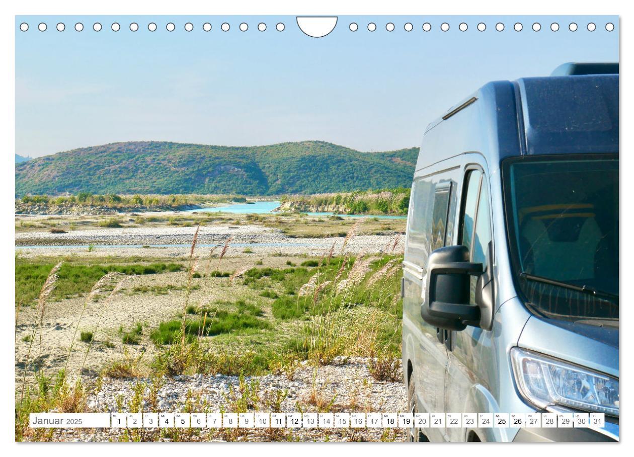 Bild: 9783383973574 | Mit dem Campervan über den Balkan (Wandkalender 2025 DIN A4 quer),...