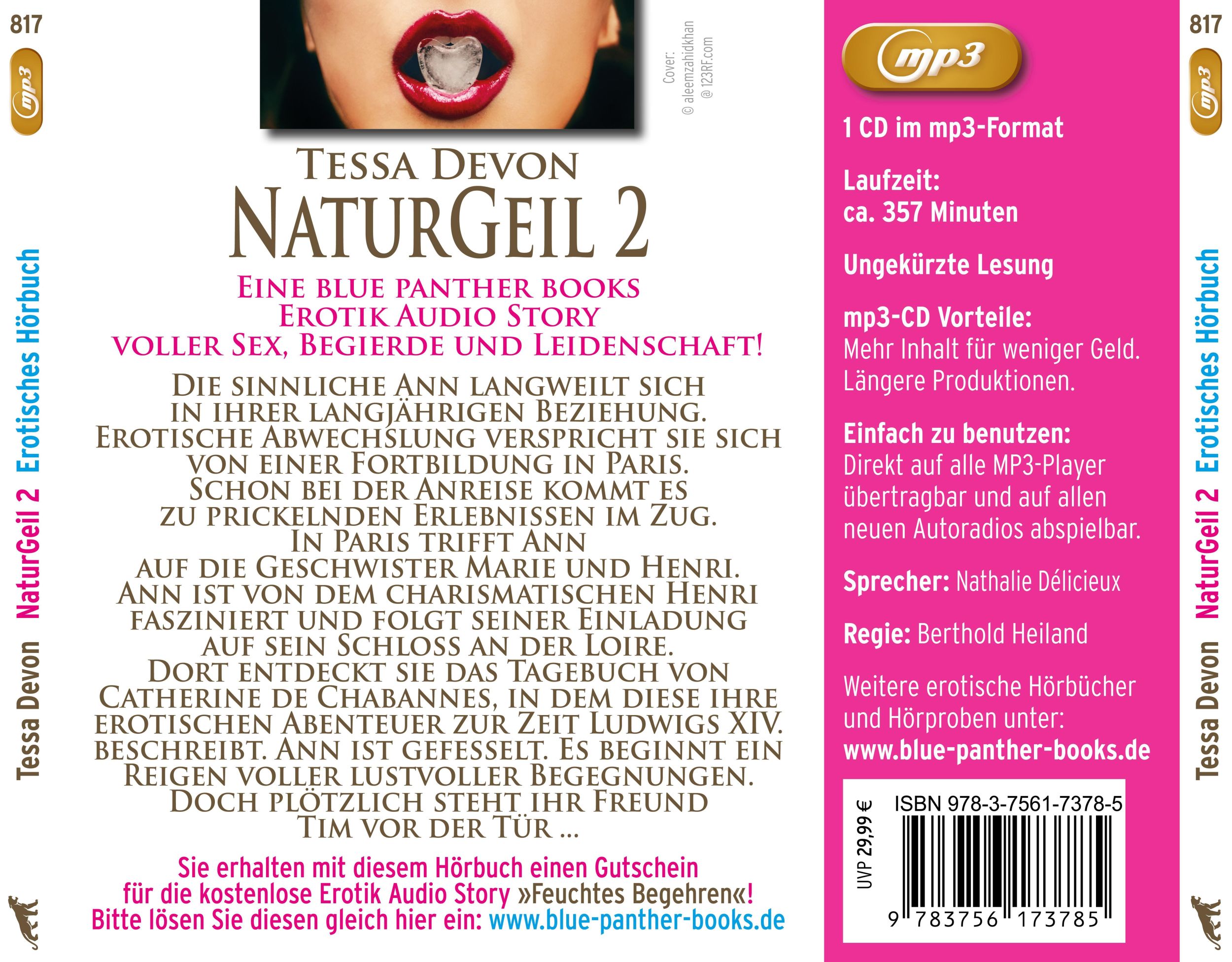 Rückseite: 9783756173785 | NaturGeil 2 Erotik Audio Story Erotisches Hörbuch MP3CD | Tessa Devon