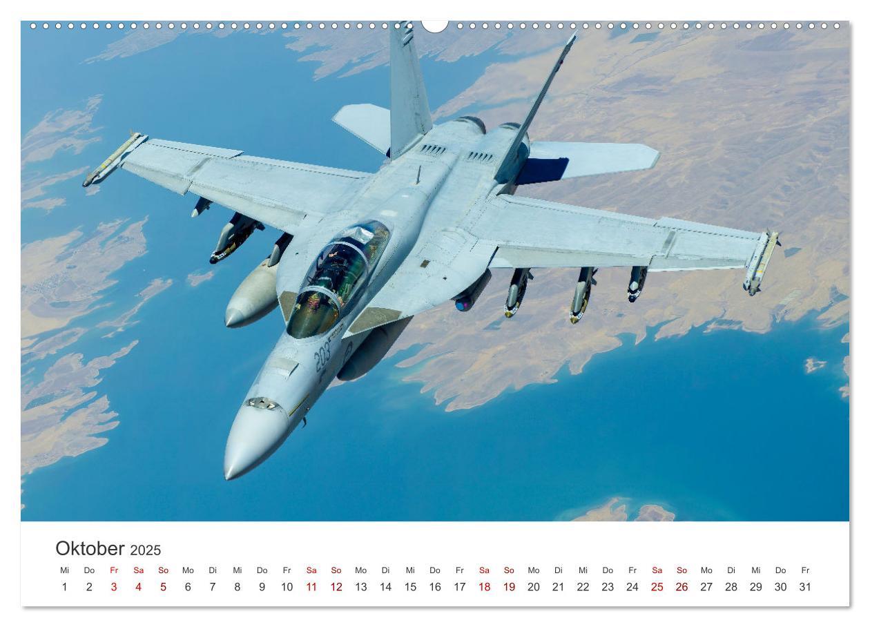 Bild: 9783383918032 | Kampfjets - Düsenjäger-Kalender (Wandkalender 2025 DIN A2 quer),...