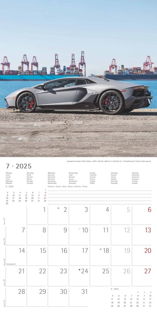 Bild: 4251732340957 | Alpha Edition - High Speed 2025 Broschürenkalender, 30x30cm,...