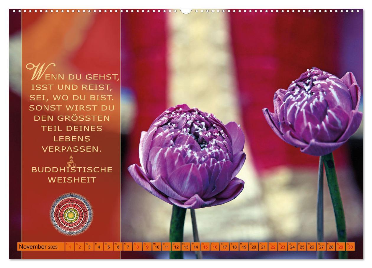 Bild: 9783383908750 | Unterwegs zur Erleuchtung Buddhistische Weisheiten (Wandkalender...