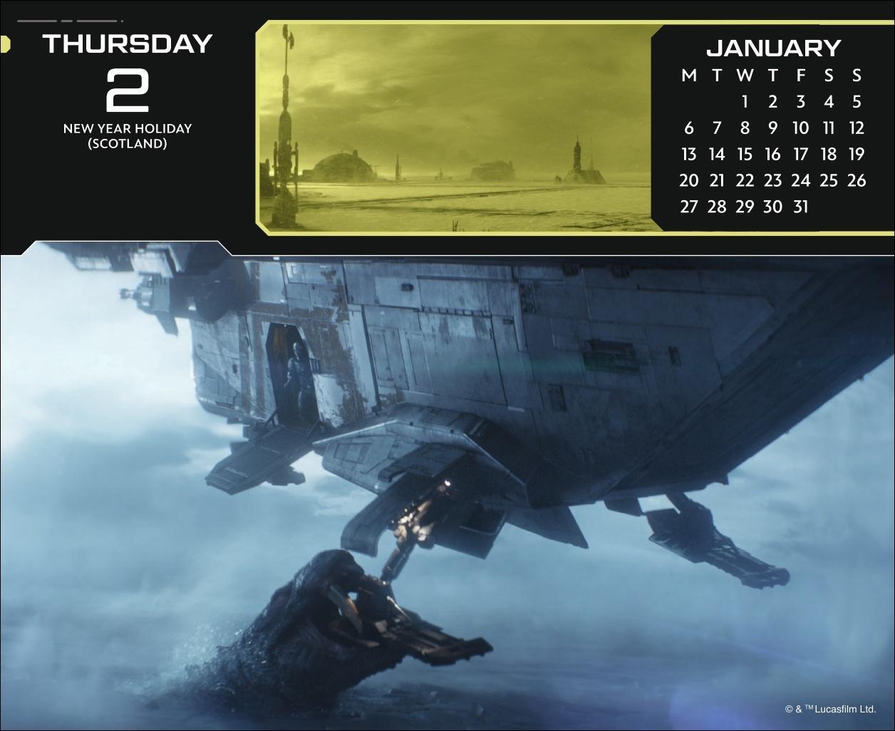 Bild: 9783840196874 | The Mandalorian The Child Tagesabreißkalender 2025 | Kalender | 320 S.