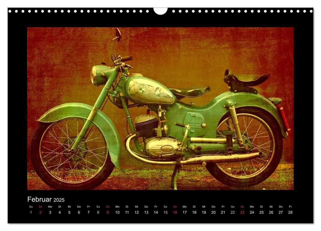 Bild: 9783435839681 | Motorrad Oldtimer (Wandkalender 2025 DIN A3 quer), CALVENDO...