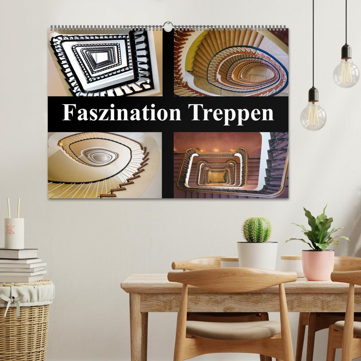 Bild: 9783435600687 | Faszination Treppen (Wandkalender 2025 DIN A2 quer), CALVENDO...