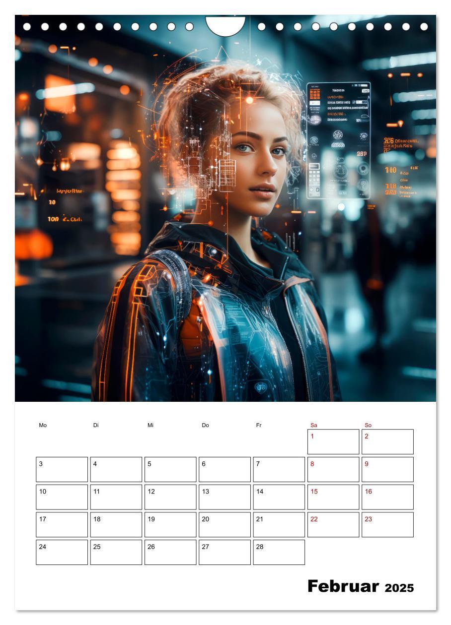 Bild: 9783435847518 | KÜNSTLICHE INTELLIGENZ Cooler Terminplaner (Wandkalender 2025 DIN...