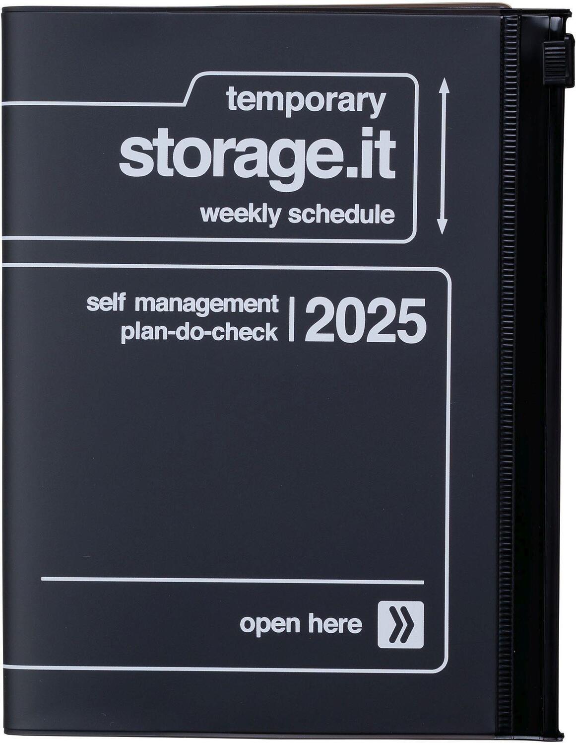 Cover: 4550045127485 | MARK'S 2024/2025 Taschenkalendar A6 vertikal, Storage it // Black