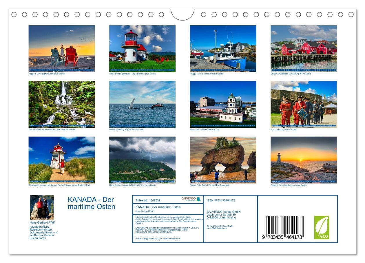 Bild: 9783435464173 | KANADA - Der maritime Osten (Wandkalender 2025 DIN A4 quer),...