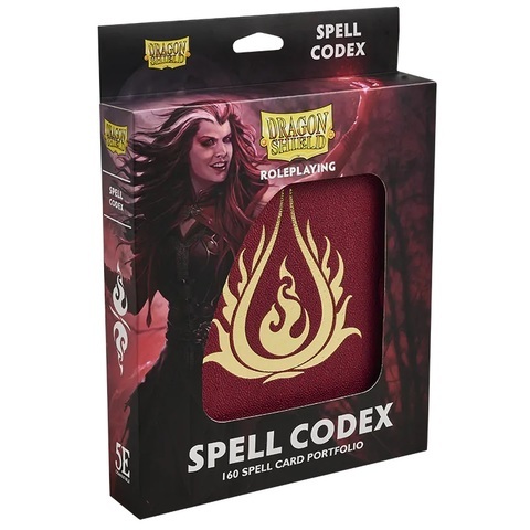 Cover: 5706569500184 | RPG - Spell Codex - Blood Red | Dragon Shield Roleplay