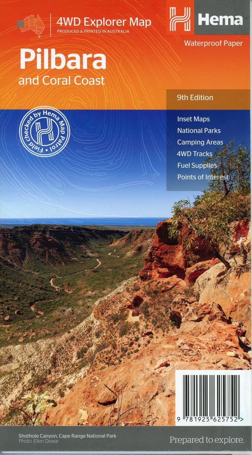 Cover: 9781925625752 | Streetmap Pilbara | (Land-)Karte | Karte/Landkarte | Englisch | 2019