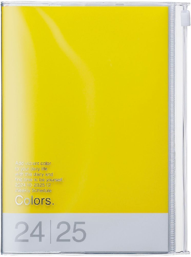 Cover: 4550045128215 | MARK'S 2024/2025 Taschenkalender B6 vertikal, Colors // Yellow | Inc.