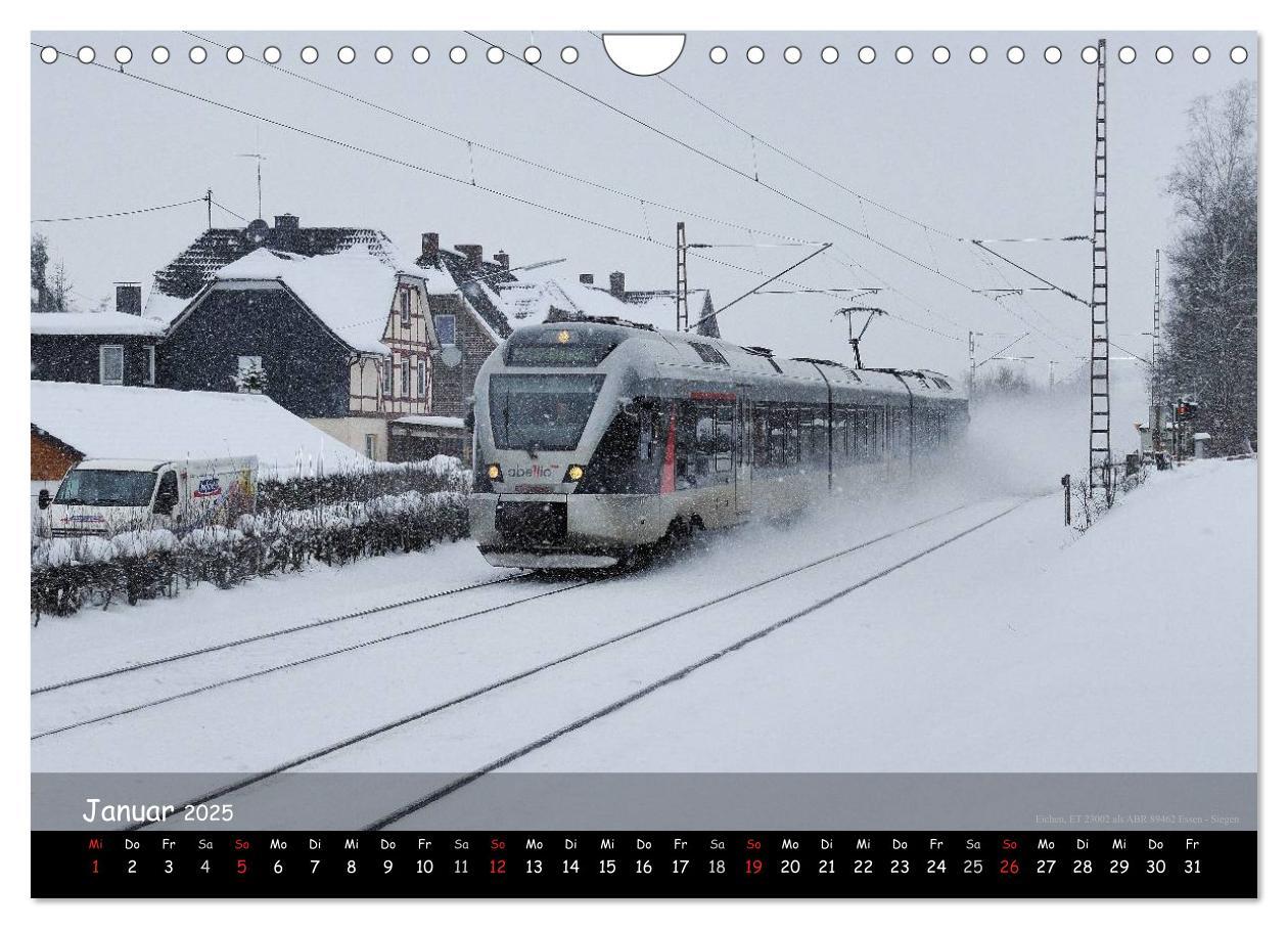 Bild: 9783435619139 | Eisenbahn im Kreis Siegen-Wittgenstein (Wandkalender 2025 DIN A4...