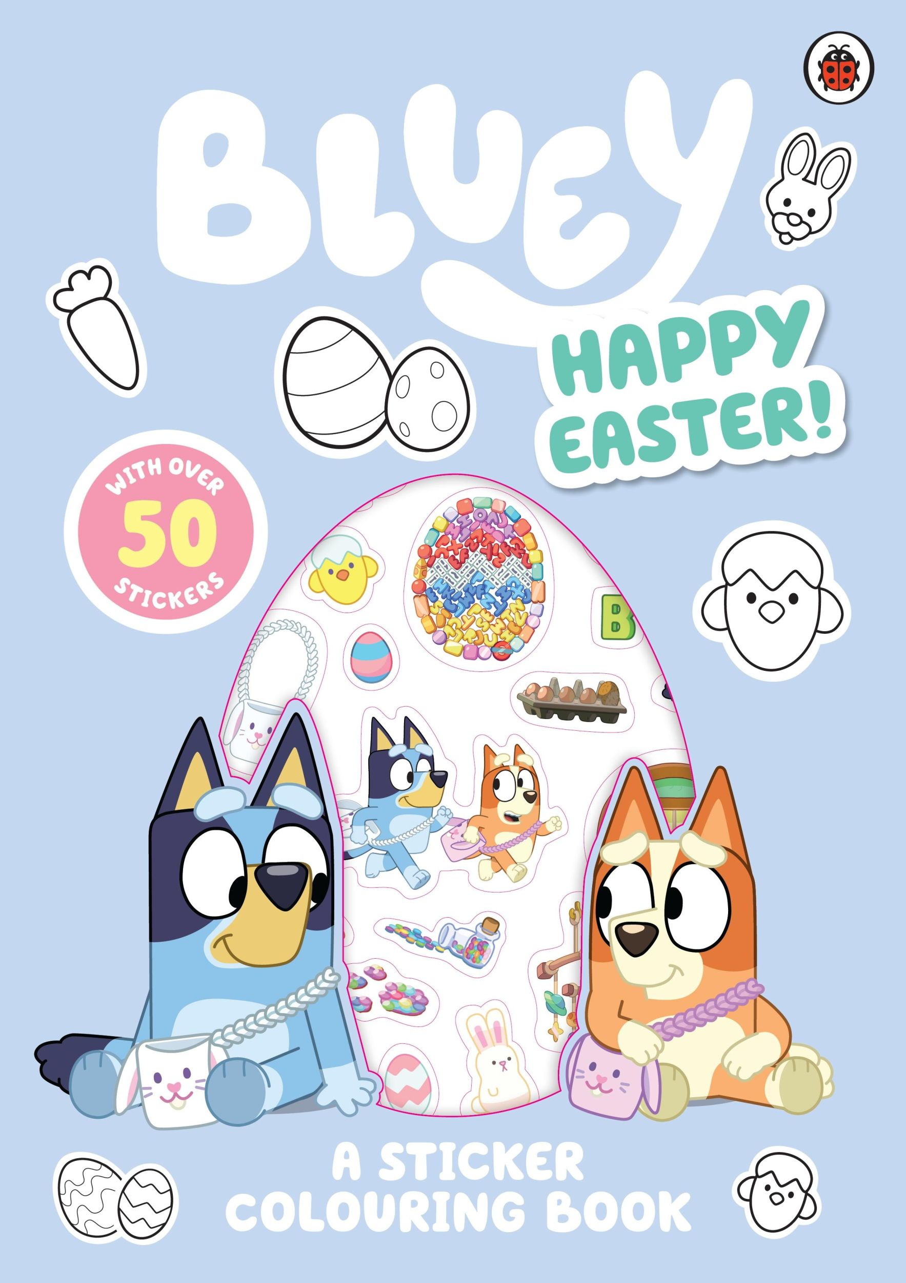 Cover: 9780241722190 | Bluey: Happy Easter! | A Sticker Colouring Book | Bluey | Taschenbuch