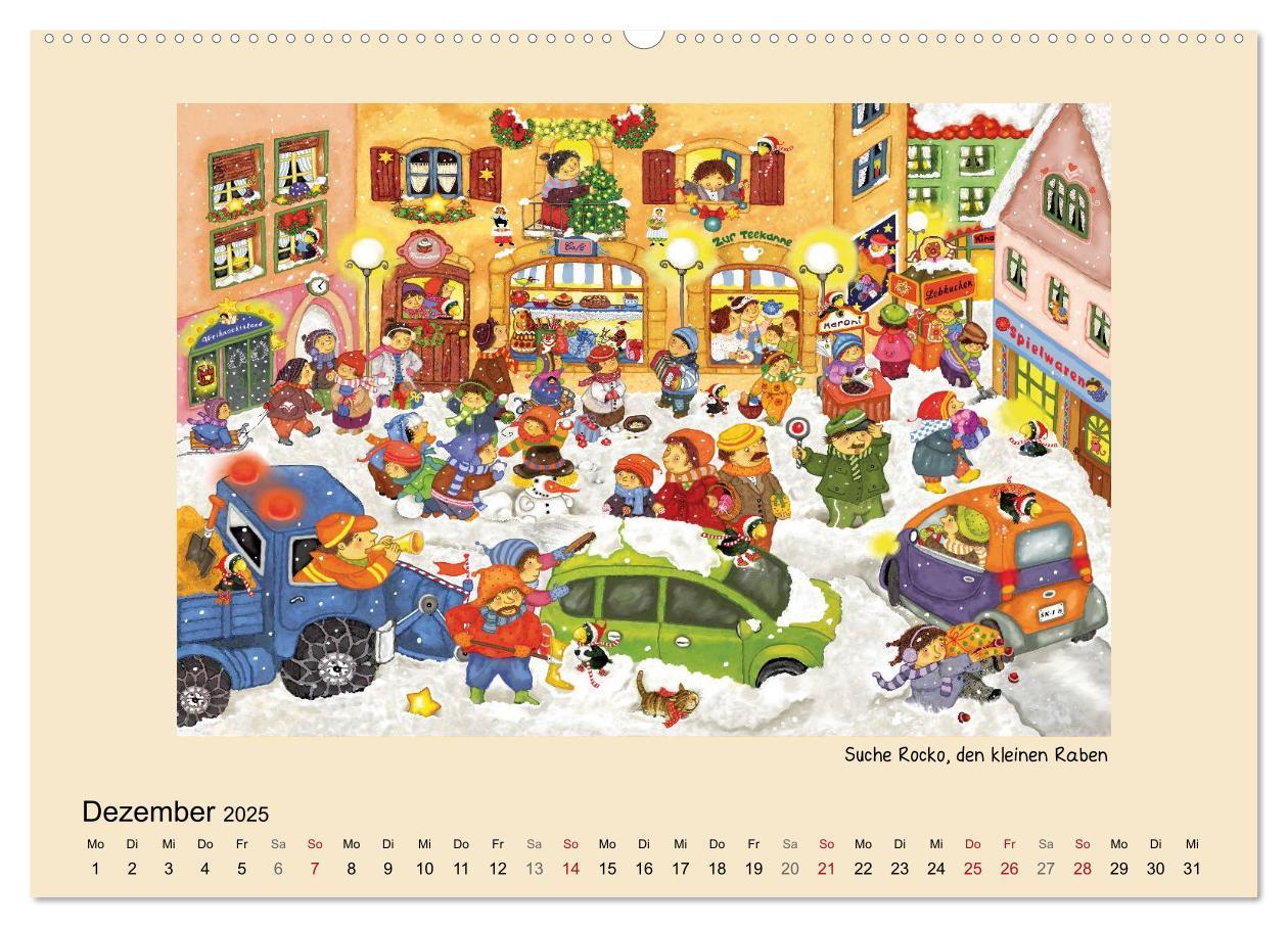 Bild: 9783435834839 | Wimmelbilder (Wandkalender 2025 DIN A2 quer), CALVENDO Monatskalender