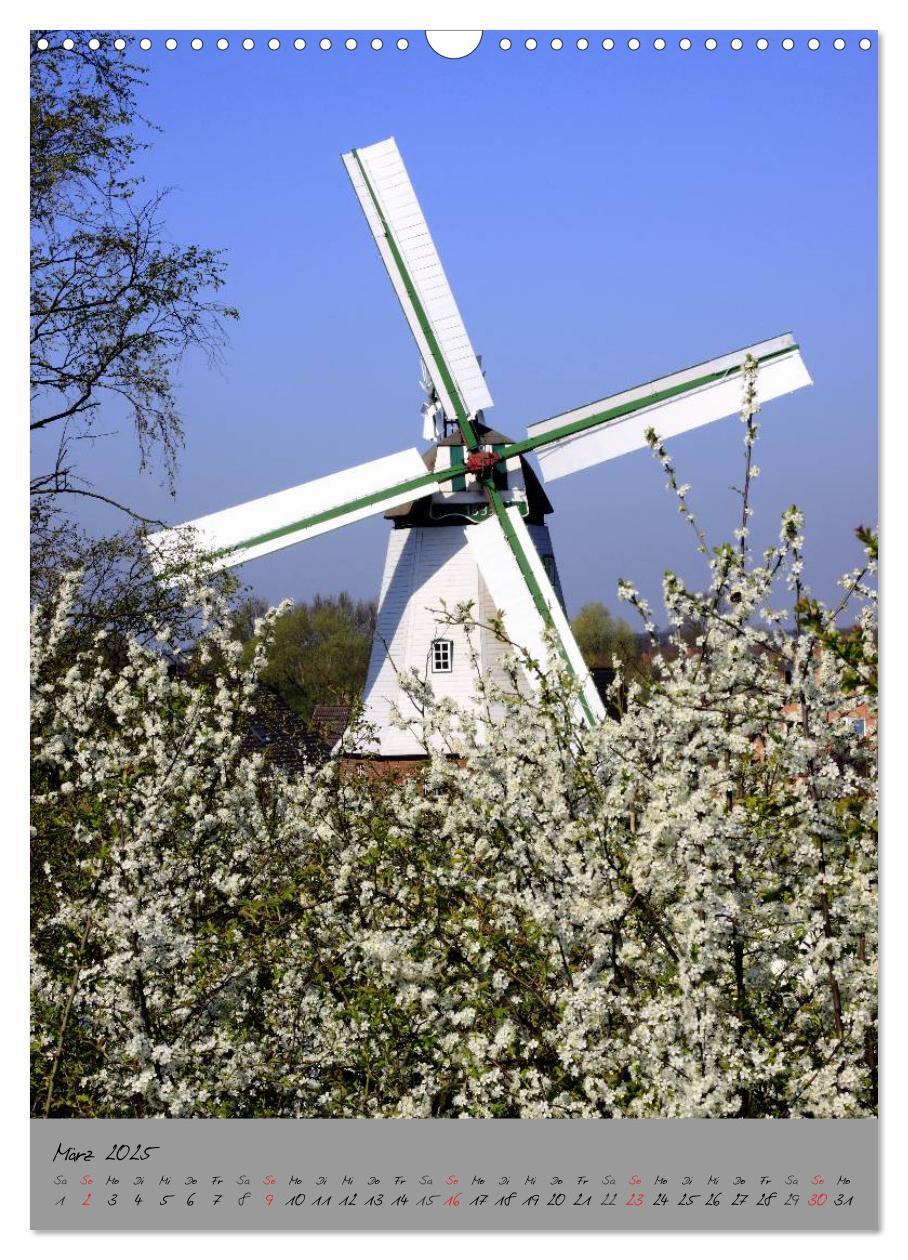 Bild: 9783457030264 | Windmühlen in Norddeutschland (Wandkalender 2025 DIN A3 hoch),...