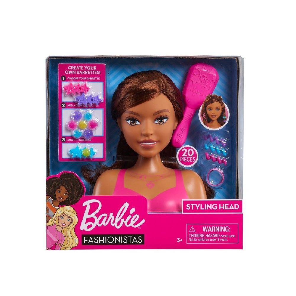 Bild: 886144625732 | Barbie Small Stylinghead - Braunes Haar | In Kartonage | JPL62570