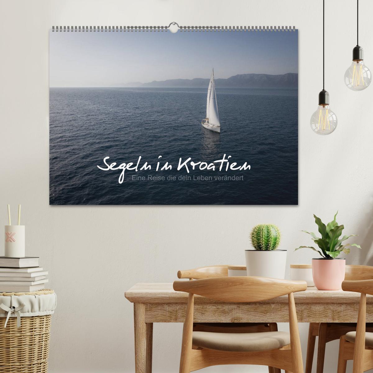 Bild: 9783435147687 | Segeln in Kroatien (Wandkalender 2025 DIN A2 quer), CALVENDO...