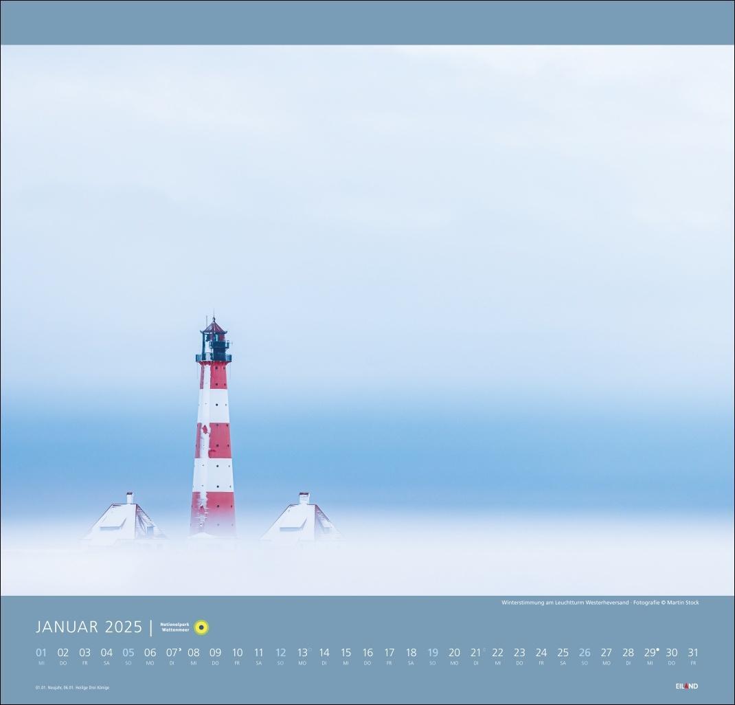 Bild: 9783964023124 | Nationalpark Wattenmeer Edition Kalender 2025 - Martin Stock | 13 S.