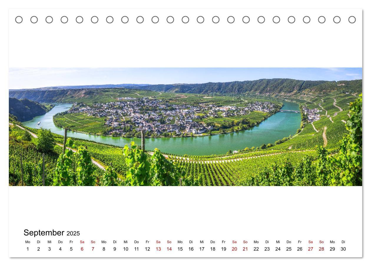 Bild: 9783435184774 | Mosel im Panorama (Tischkalender 2025 DIN A5 quer), CALVENDO...