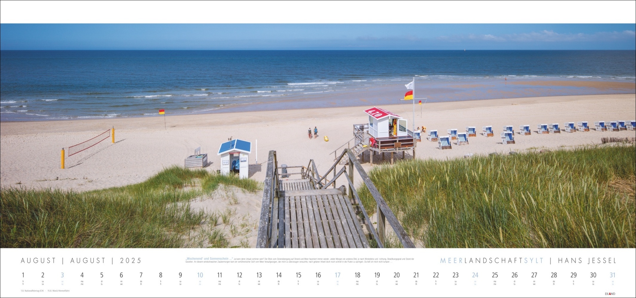 Bild: 9783964023544 | Meerlandschaft SYLT Kalender 2025 - Hans Jessel | Hans Jessel | 13 S.