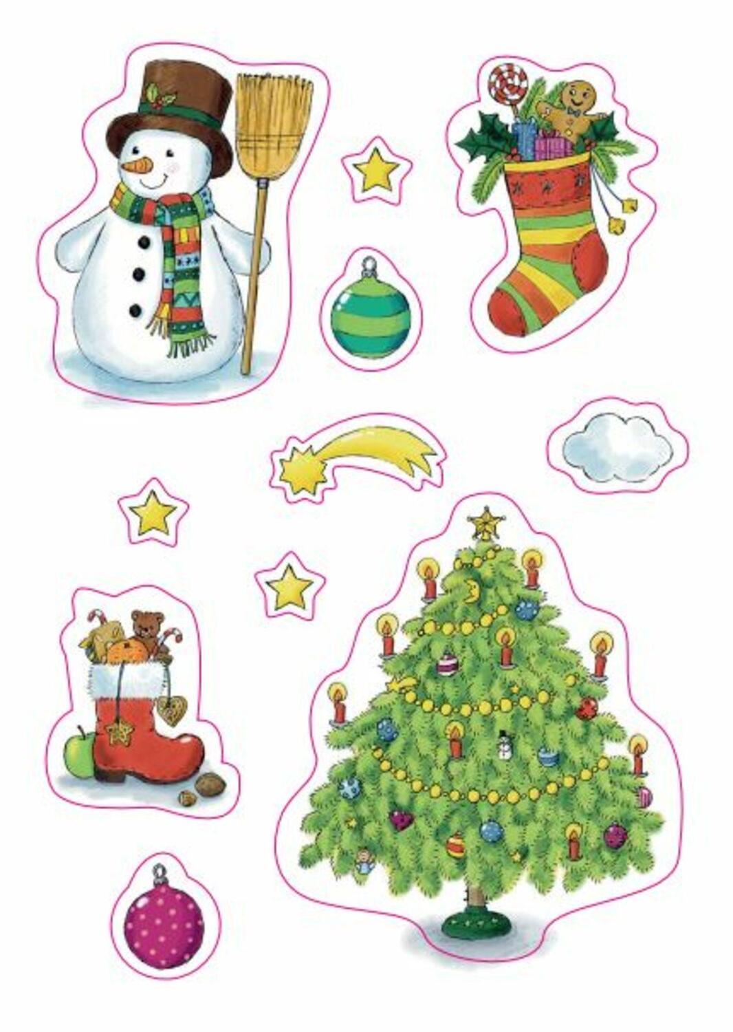 Bild: 4050003952444 | Sticker Frohe Weihnachten | Lena Maria Bellermann | Broschüre | 16 S.