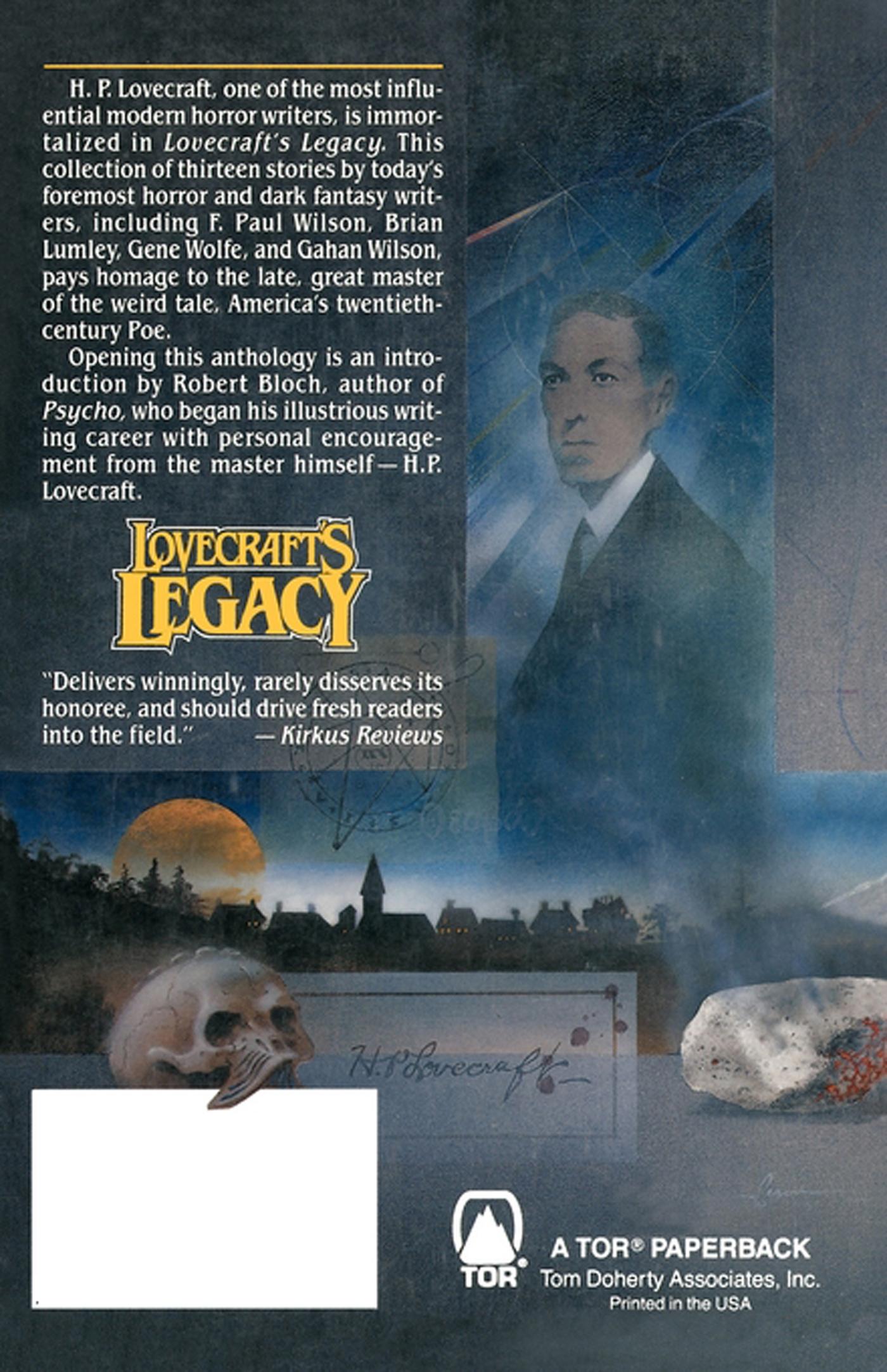 Rückseite: 9780312861407 | Lovecraft's Legacy | Robert E. Weinberg (u. a.) | Taschenbuch | 1996