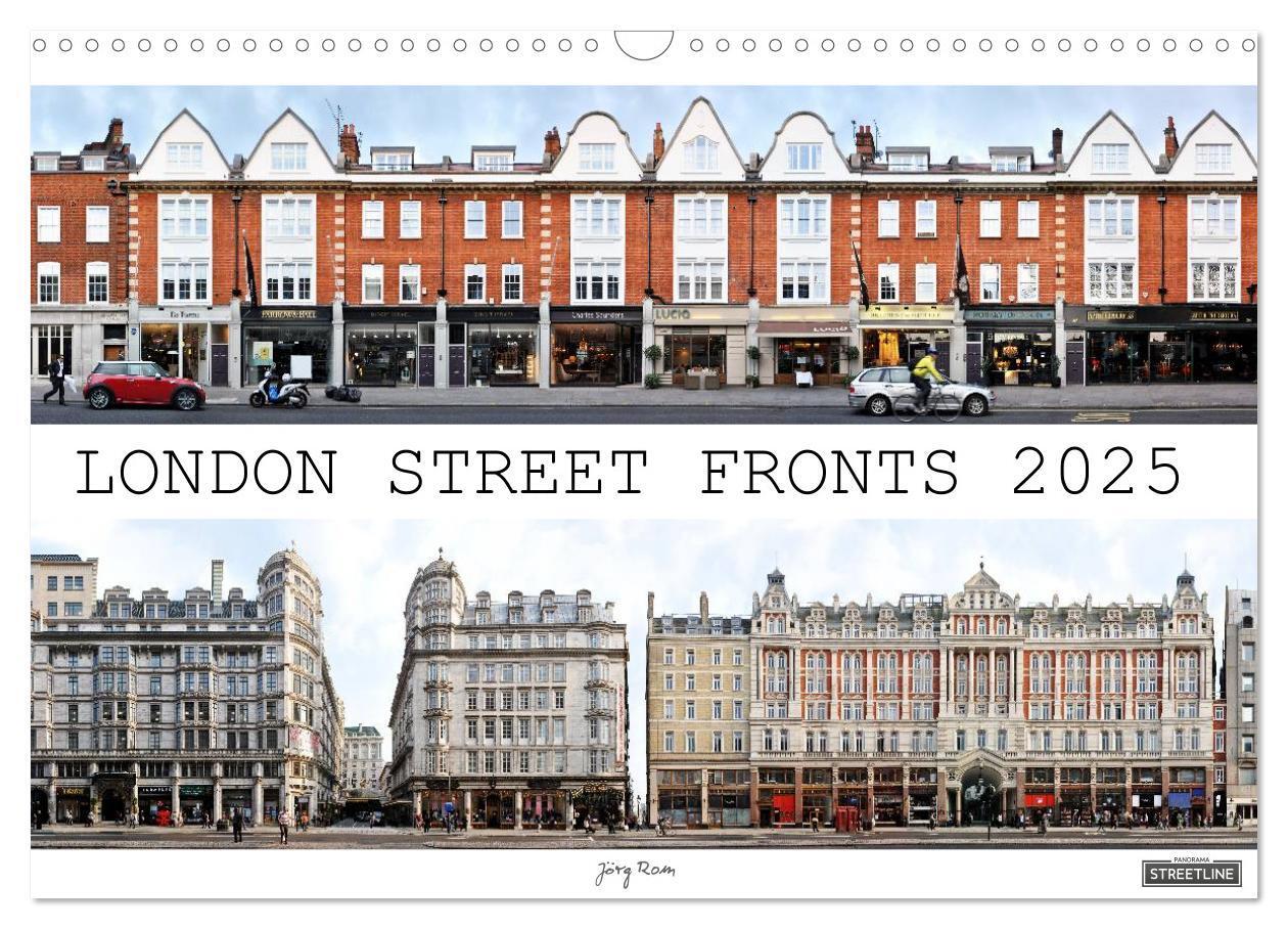 Cover: 9781325995875 | London Street Fronts 2025 / UK-Version (Wall Calendar 2025 DIN A3...