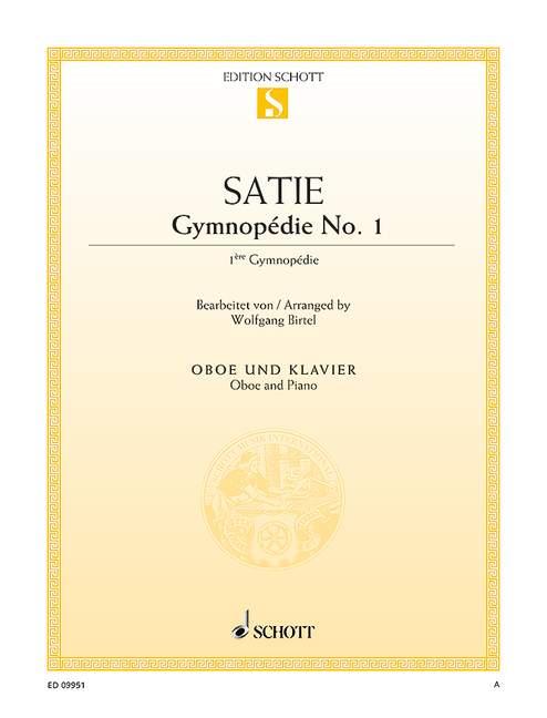 Cover: 9790001181655 | Gymnopédie Nr.1 für Oboe und Klavier | Erik Satie | Buch