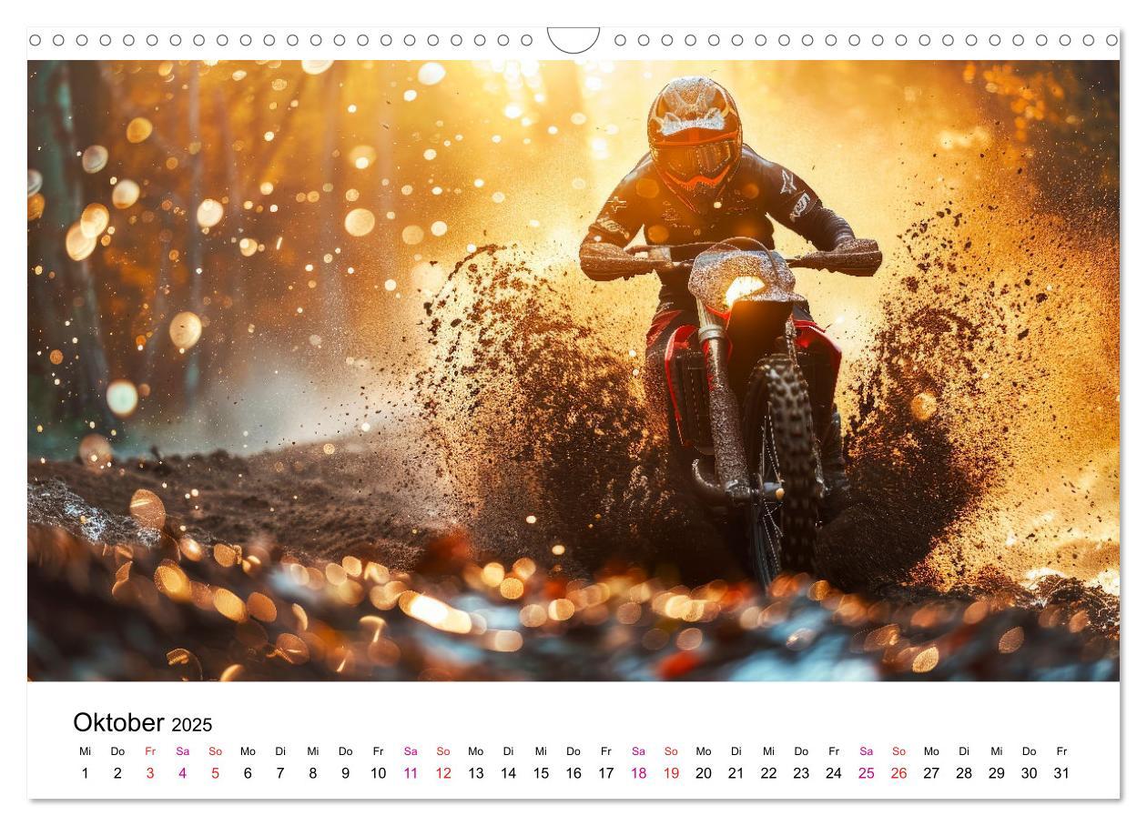 Bild: 9783457148013 | Motocross Erlebnisse (Wandkalender 2025 DIN A3 quer), CALVENDO...