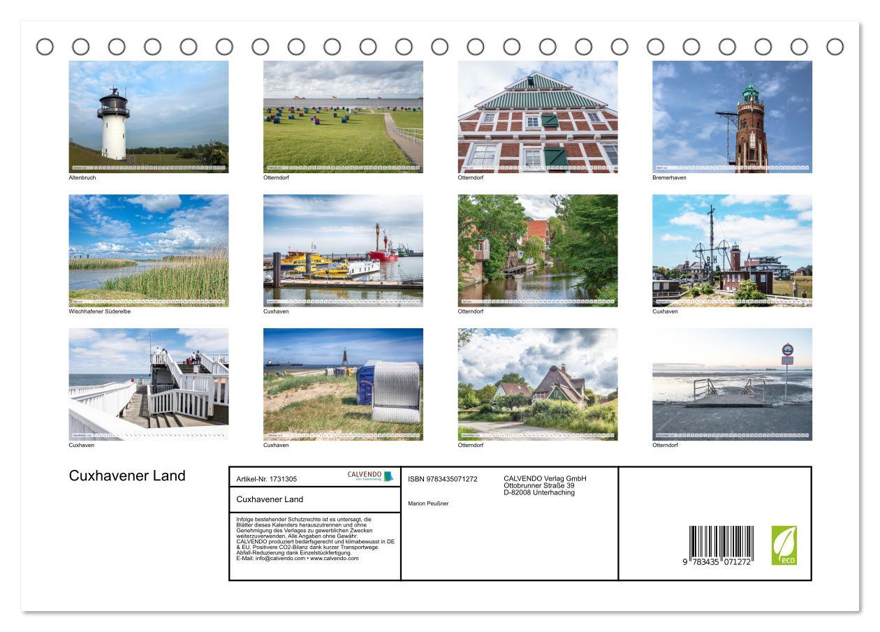 Bild: 9783435071272 | Cuxhavener Land (Tischkalender 2025 DIN A5 quer), CALVENDO...