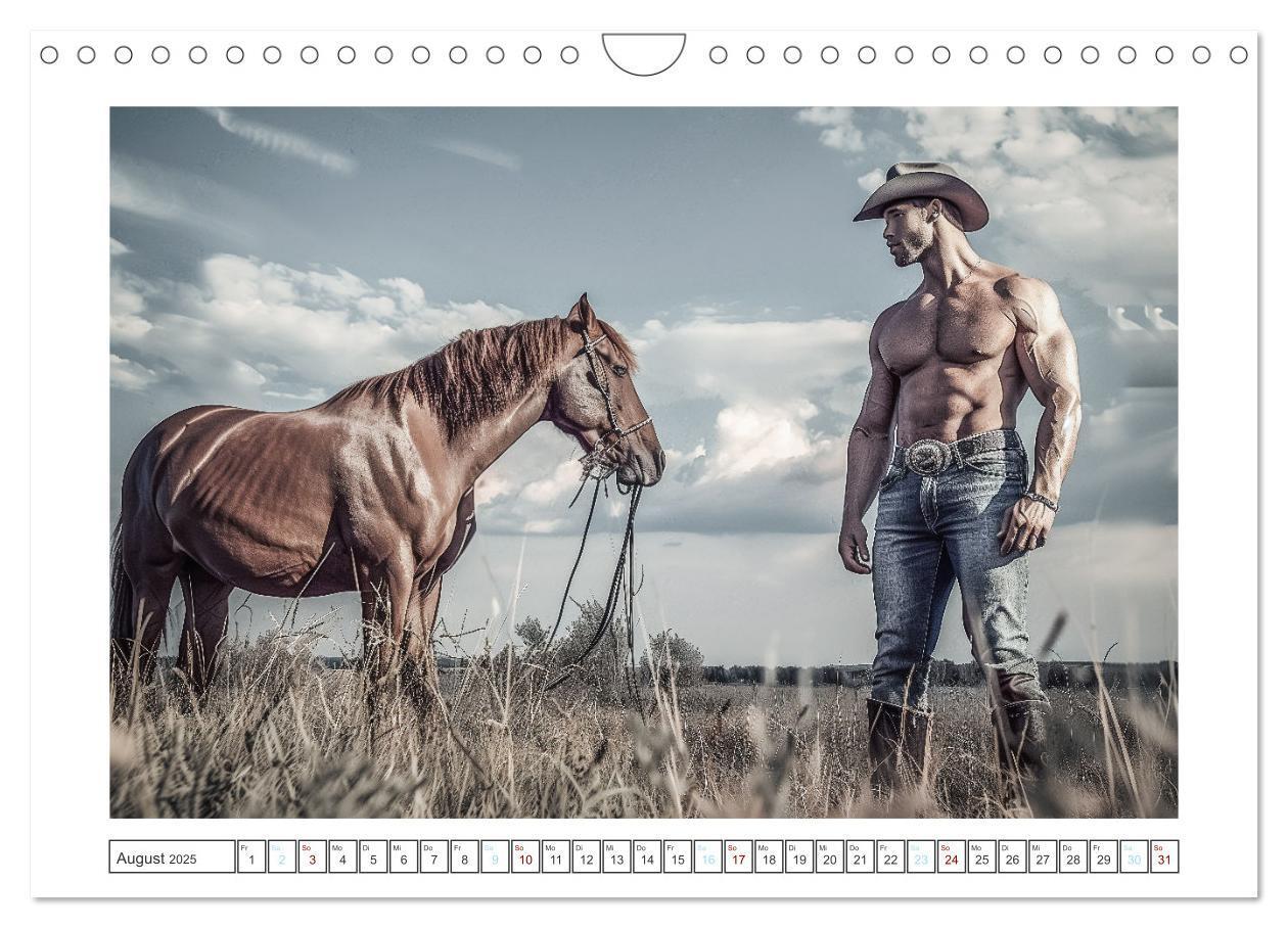 Bild: 9783383788963 | Im Bann des Cowboys (Wandkalender 2025 DIN A4 quer), CALVENDO...