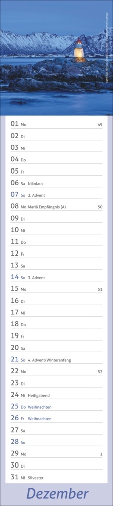Bild: 9783756406722 | Leuchttürme Langplaner 2025 | Kalender | Spiralbindung | 13 S. | 2025