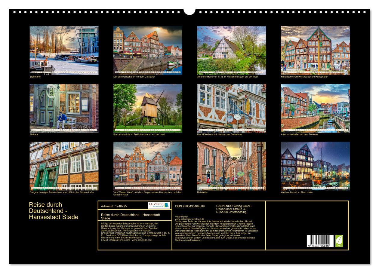 Bild: 9783435164509 | Reise durch Deutschland - Hansestadt Stade (Wandkalender 2025 DIN...