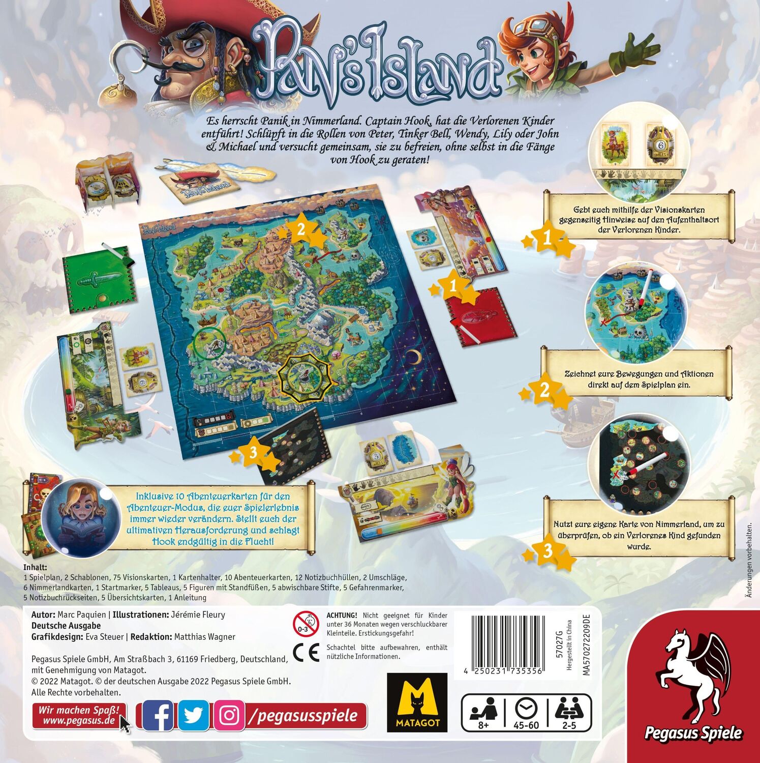 Bild: 4250231735356 | Pan's Island | Marc Paquien | Spiel | Brettspiel | 57027G | Deutsch