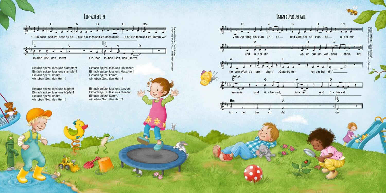 Bild: 9783417280951 | Sing mit mir von Gottes großer Liebe | Mein erstes Kinderliederbuch