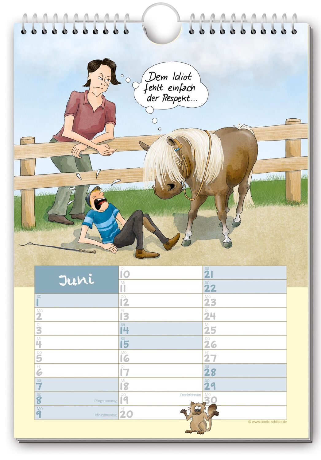 Bild: 9783982447759 | Geschichten vom Pferd 2025 | Comic-Kalender | Monica Karl | Kalender