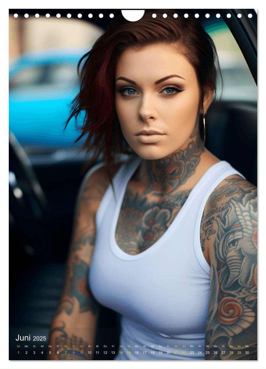 Bild: 9783435848768 | Tattoo Schönheiten - zwölf Monate, zwölf Frauen und jede Menge...