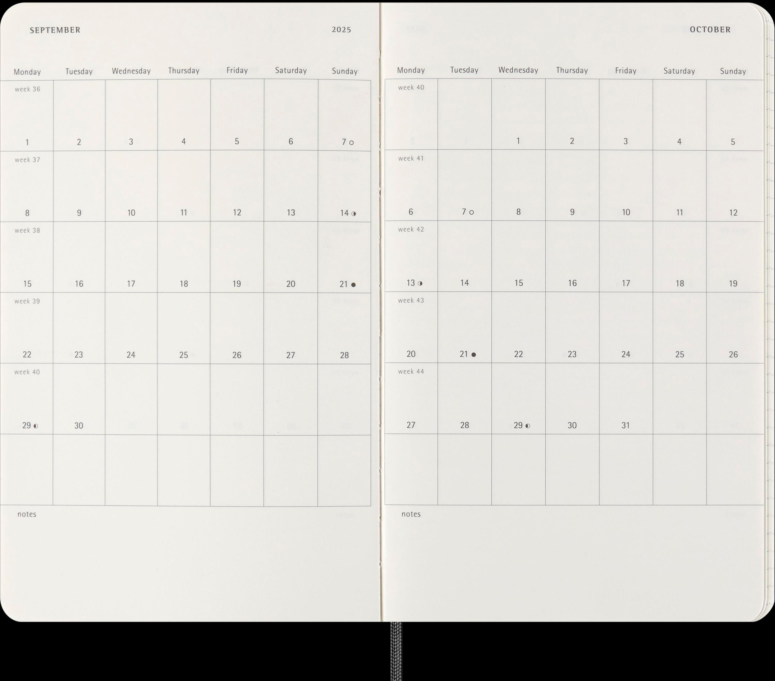 Bild: 8056999271756 | Moleskine Precious &amp; Ethical 12 Monate Wochen Notizkalender 2025,...