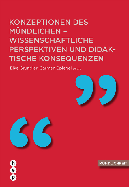 Cover: 9783035500875 | Konzeptionen des Mündlichen - wissenschaftliche Perspektiven und...