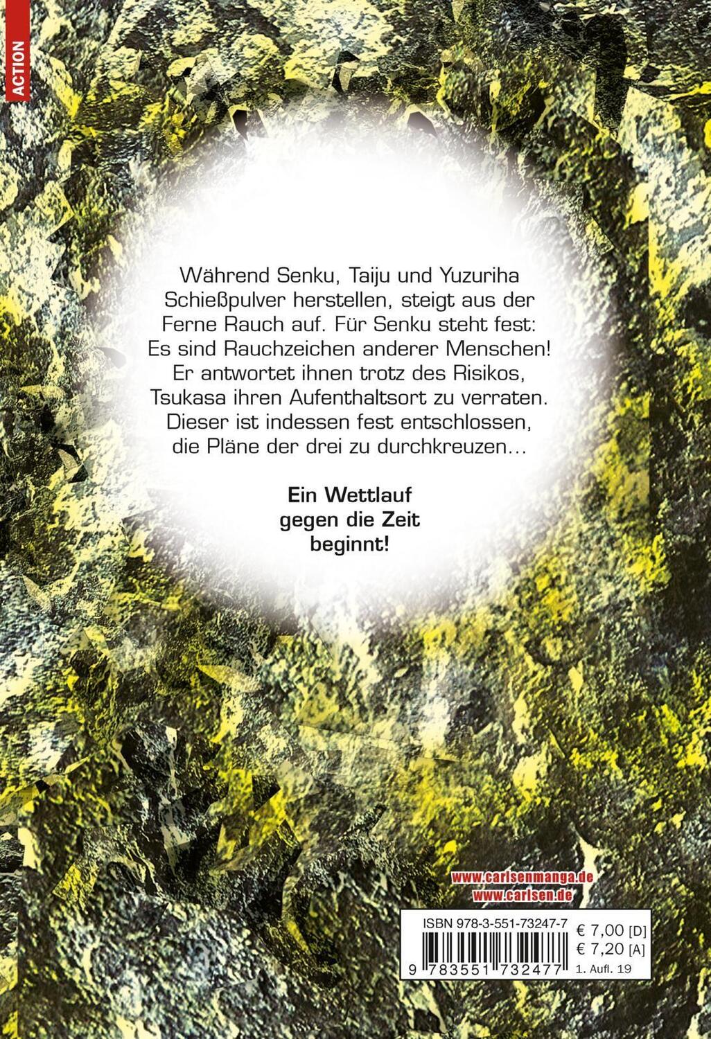 Rückseite: 9783551732477 | Dr. Stone 2 | Verrückte Abenteuer, Action und Wissenschaft! | Buch