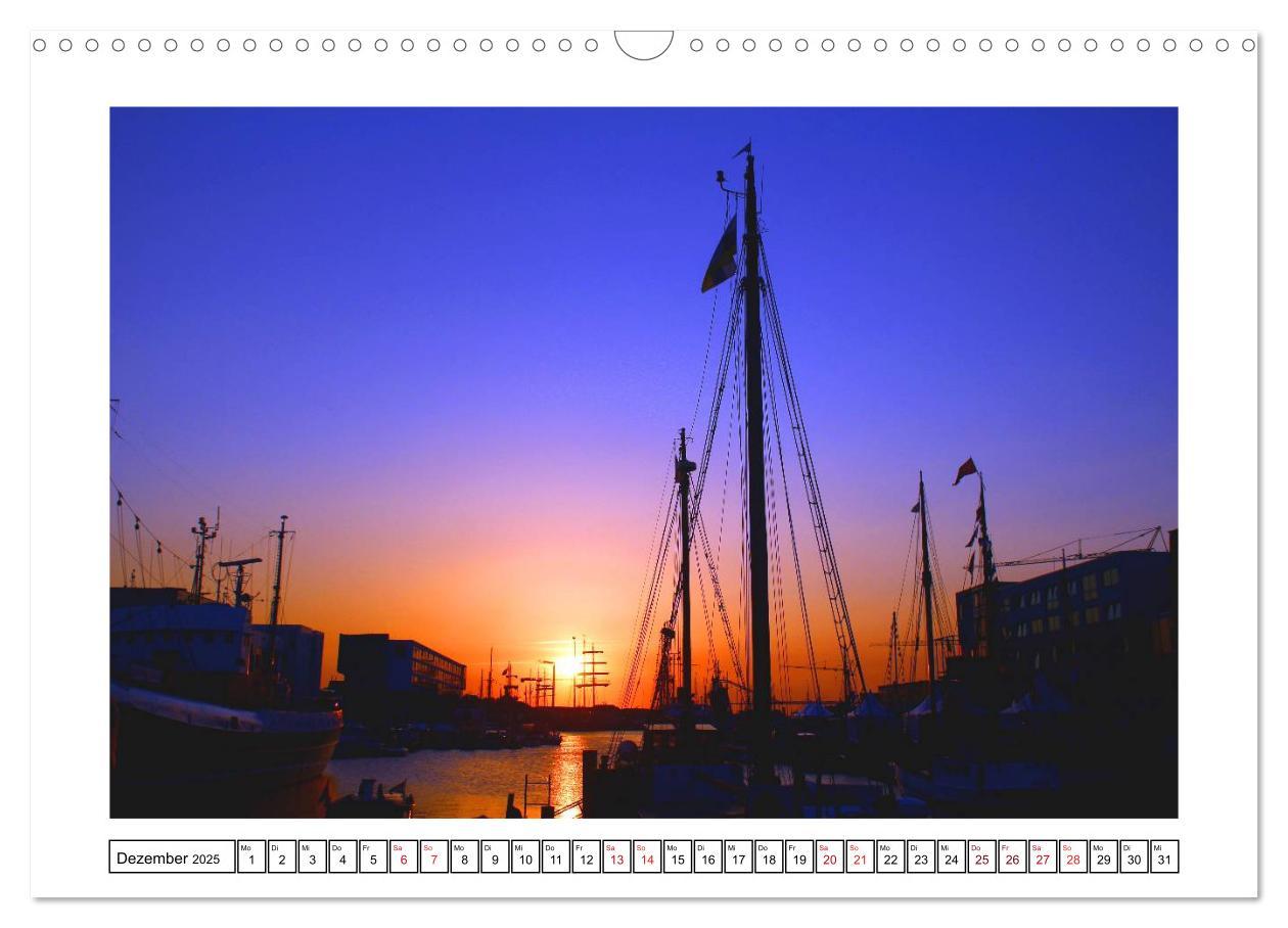 Bild: 9783435580804 | Windjammer - Bremerhaven (Wandkalender 2025 DIN A3 quer), CALVENDO...