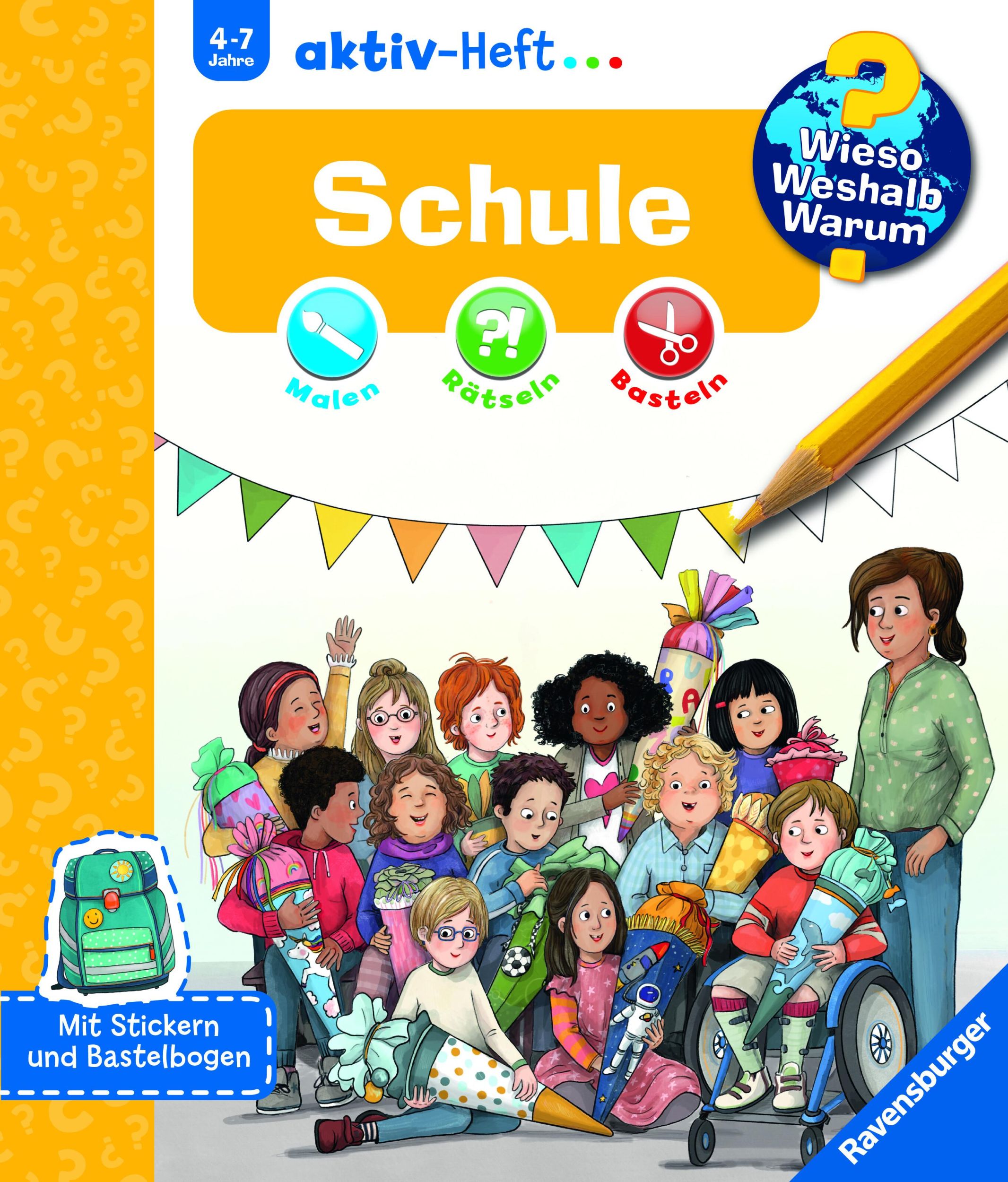 Cover: 9783473600809 | Wieso? Weshalb? Warum? aktiv-Heft: Schule | Rebecca Mönch | Buch